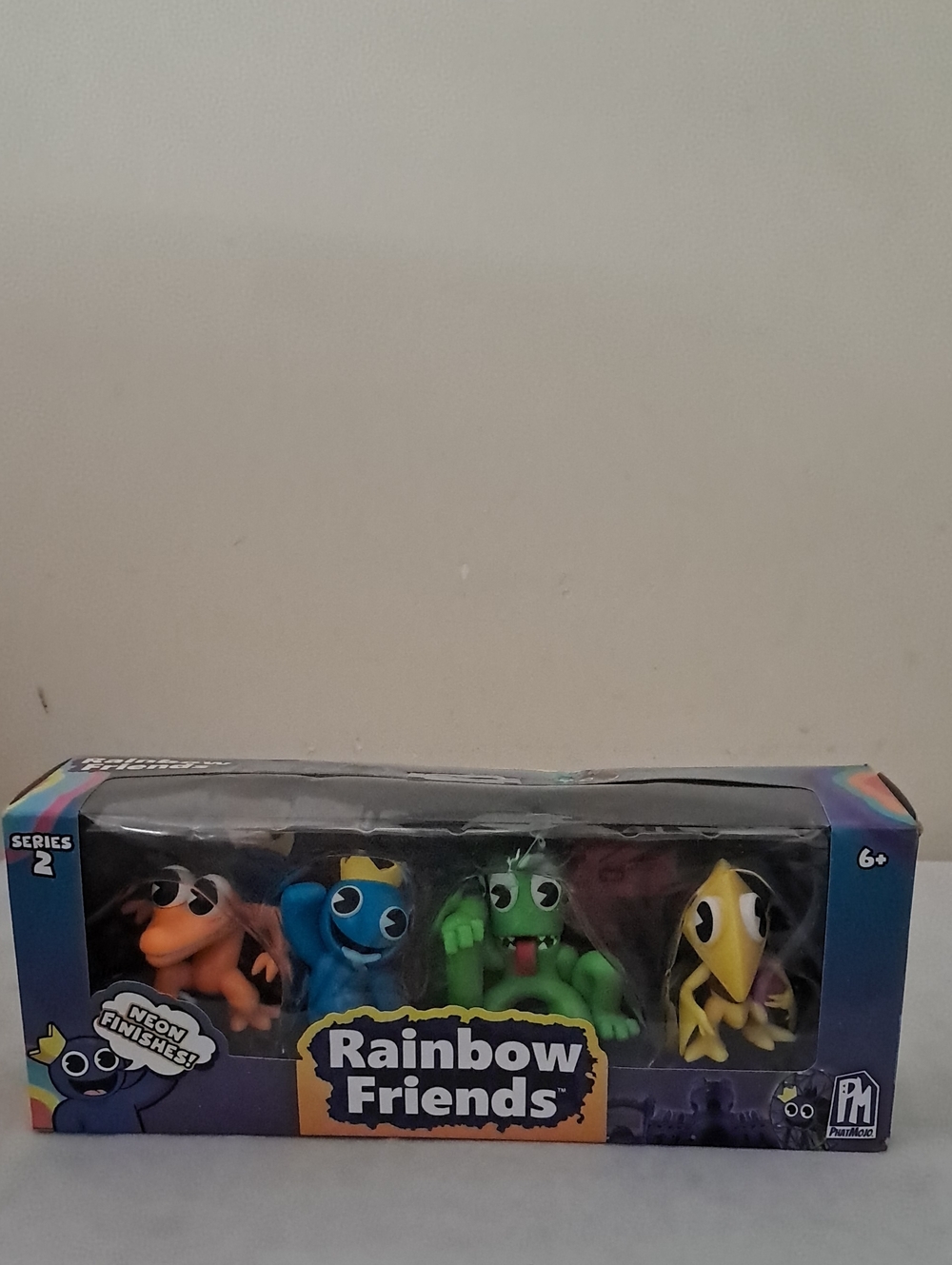Neon Figurine Pack - Blue, Green, Yellow, Orange